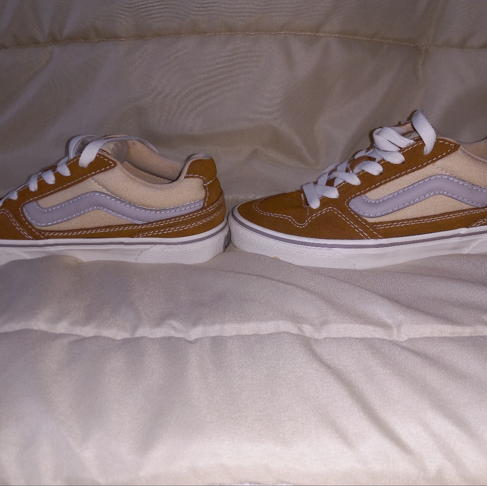 Vans Women's Caldrone Sneaker dark brown Size 8 - Picture 4 of 7